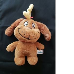 MAX Reindeer Grinch Dr Seuss Stuffed Toy Plush 12"